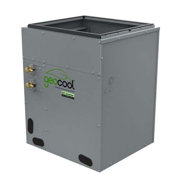 GeoCool blower module cabinet with refrigerant connections